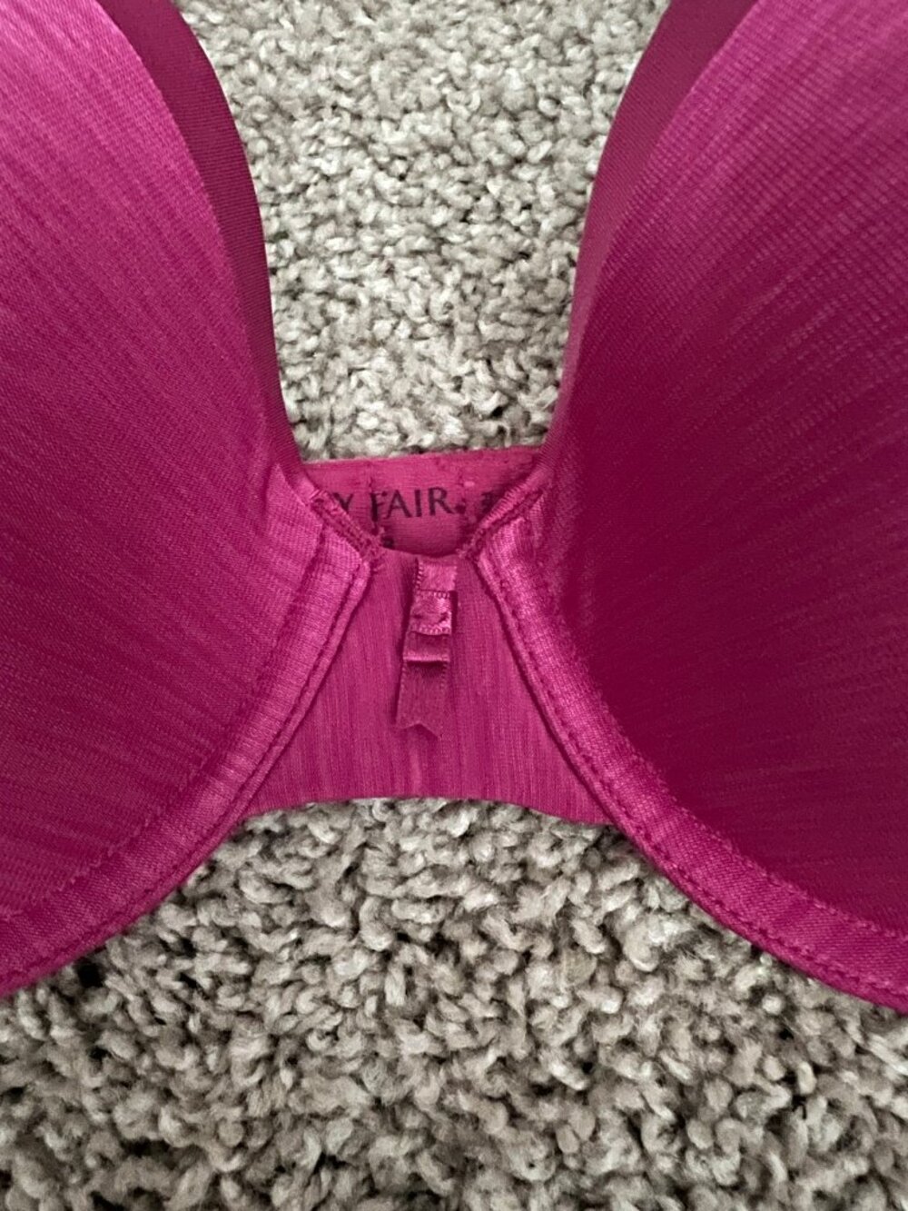 NWT Vanity Fair Women's Illumination Full Coverage Bra Plumberry 38B - Picture 3 of 6